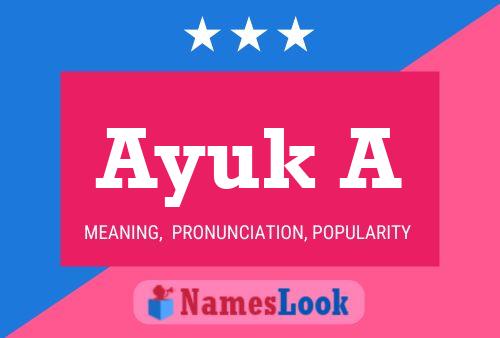 Ayuk A Name Poster