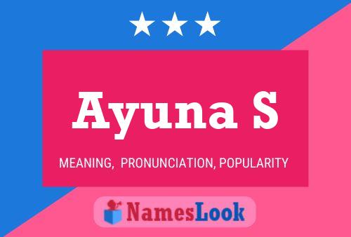 Ayuna S Name Poster