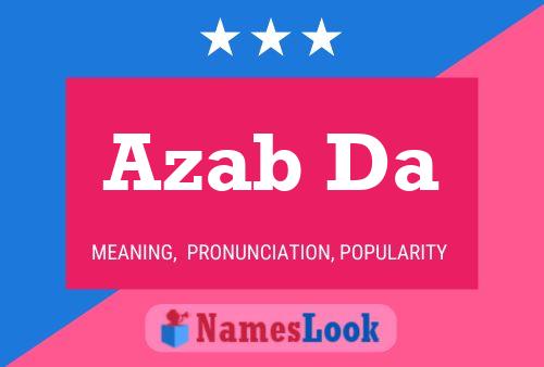 Azab Da Name Poster