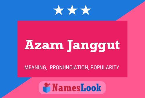 Azam Janggut Name Poster