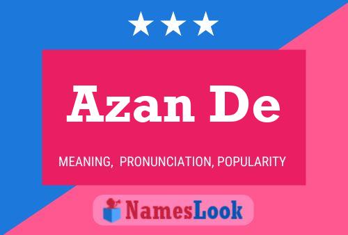 Azan De Name Poster