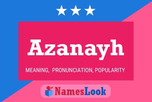 Azanayh Name Poster