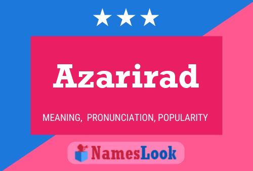 Azarirad Name Poster