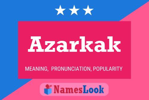 Azarkak Name Poster