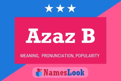 Azaz B Name Poster