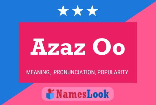 Azaz Oo Name Poster