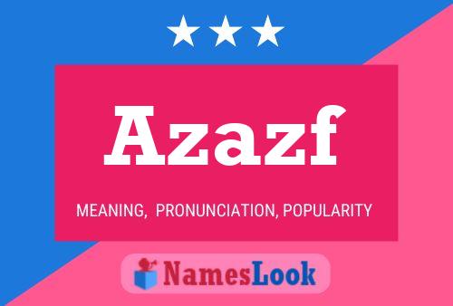 Azazf Name Poster