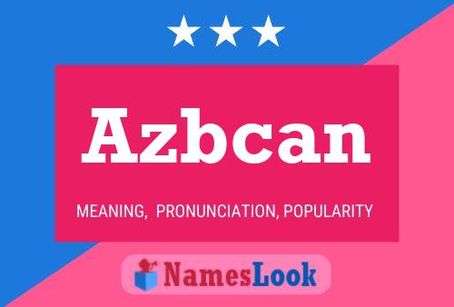 Azbcan Name Poster