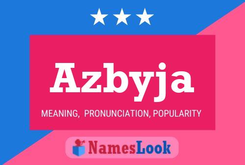 Azbyja Name Poster