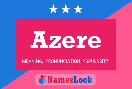 Azere Name Poster