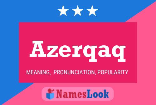 Azerqaq Name Poster