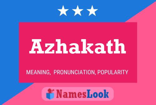 Azhakath Name Poster