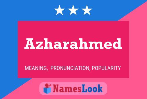 Azharahmed Name Poster