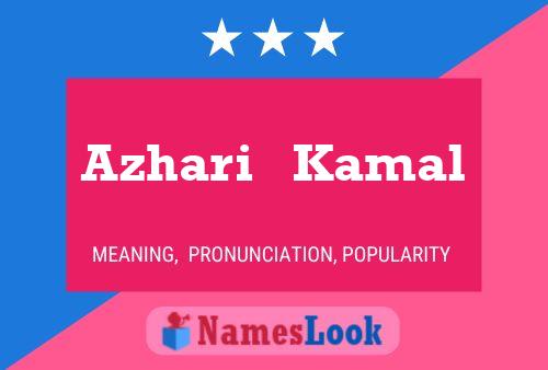 Azhari   Kamal Name Poster