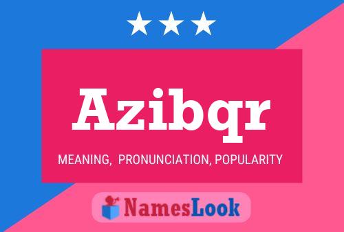 Azibqr Name Poster