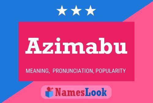 Azimabu Name Poster