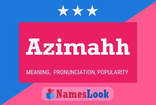 Azimahh Name Poster