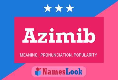 Azimib Name Poster