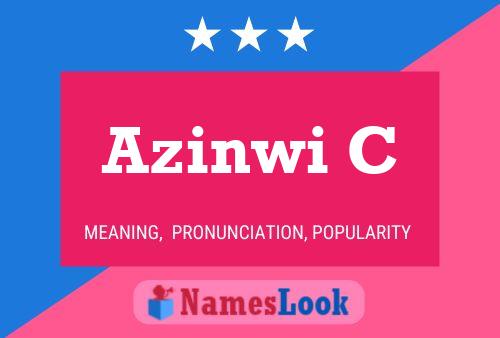 Azinwi C Name Poster