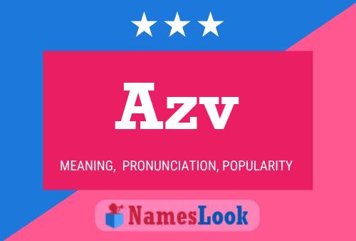 Azv Name Poster