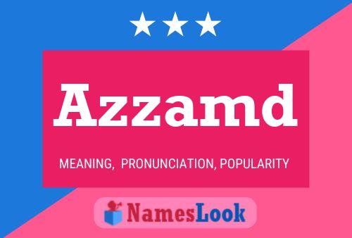 Azzamd Name Poster