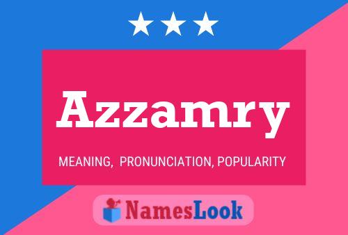 Azzamry Name Poster