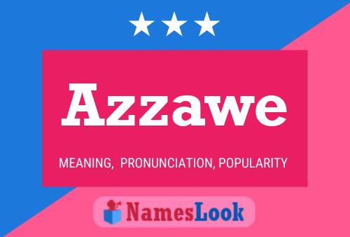 Azzawe Name Poster