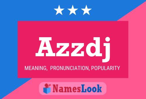 Azzdj Name Poster