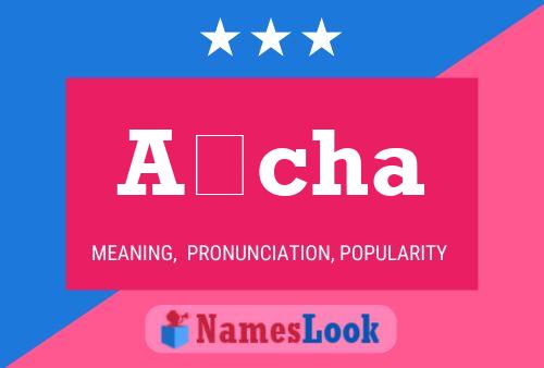 Aïcha Name Poster