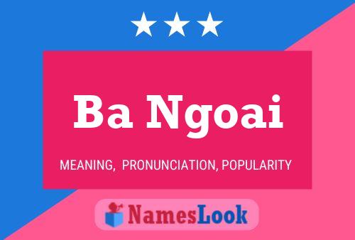 Ba Ngoai Name Poster