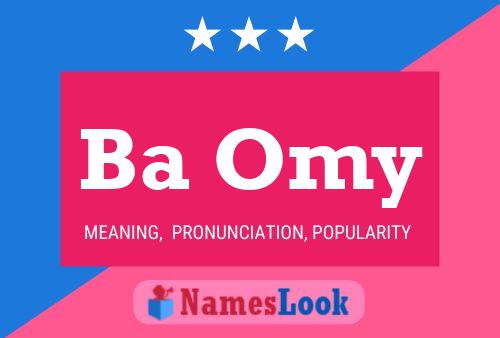 Ba Omy Name Poster