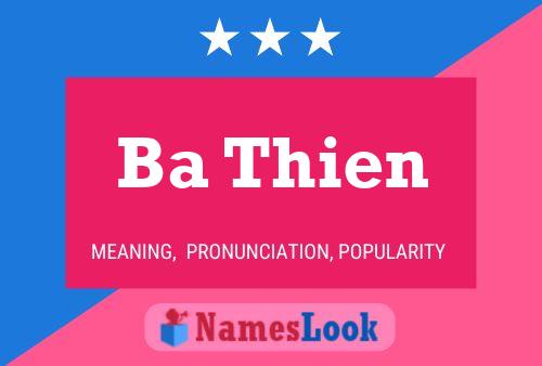 Ba Thien Name Poster