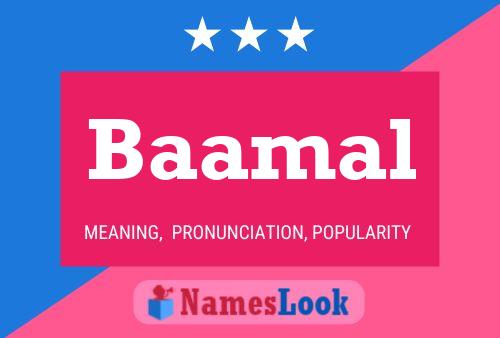 Baamal Name Poster