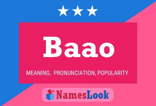 Baao Name Poster