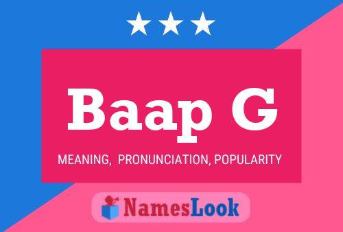 Baap G Name Poster