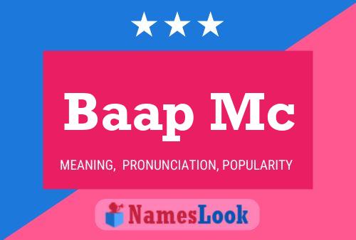 Baap Mc Name Poster