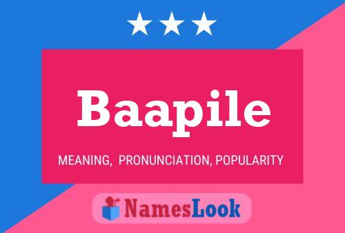 Baapile Name Poster