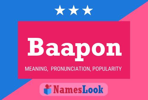 Baapon Name Poster