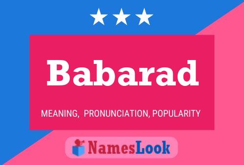 Babarad Name Poster