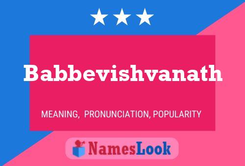 Babbevishvanath Name Poster