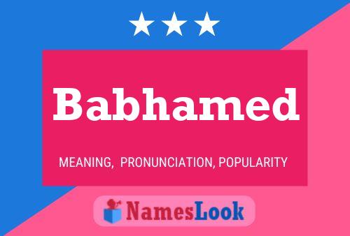 Babhamed Name Poster