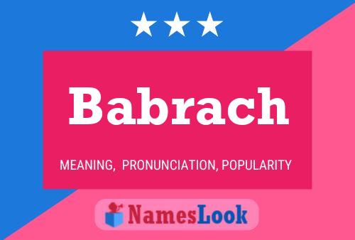 Babrach Name Poster