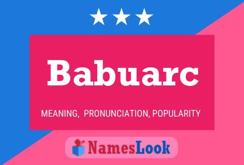 Babuarc Name Poster