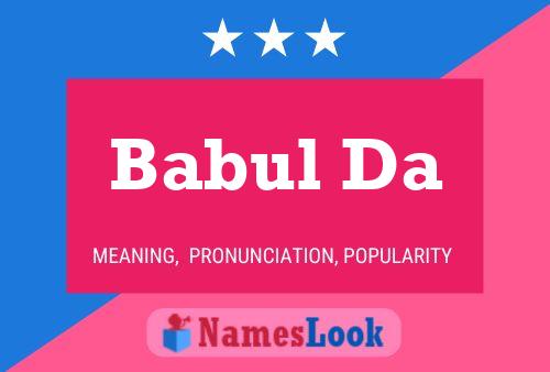 Babul Da Name Poster