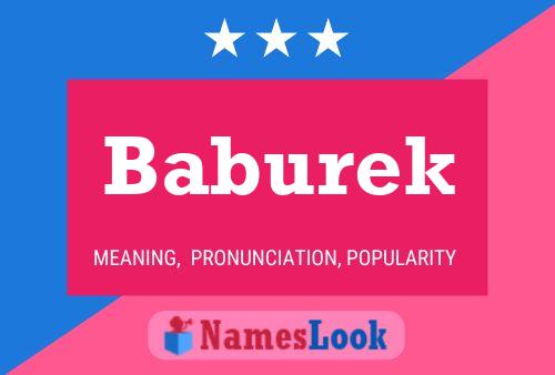 Baburek Name Poster