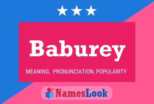 Baburey Name Poster