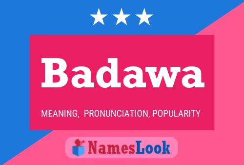 Badawa Name Poster