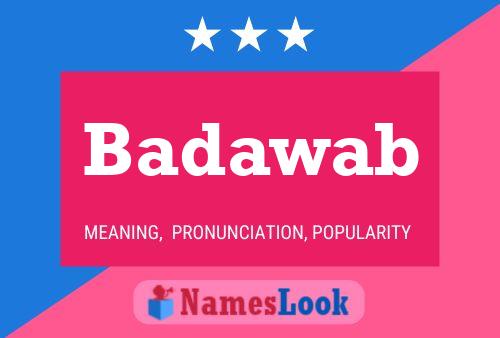 Badawab Name Poster