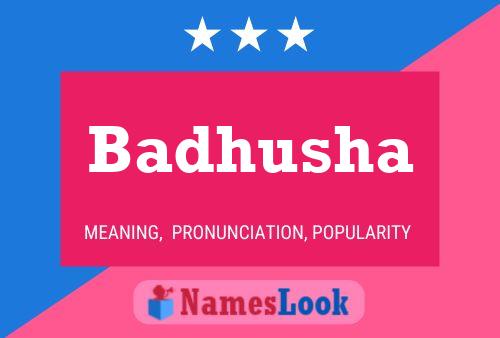 Badhusha Name Poster