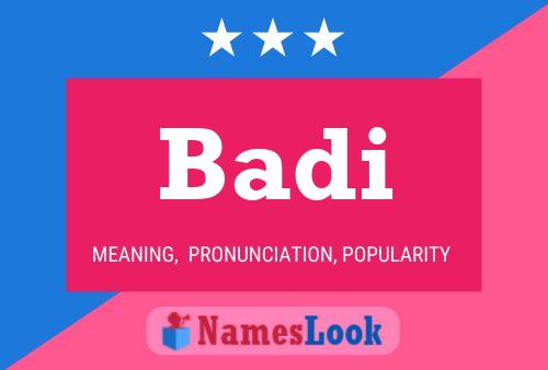 Badi Name Poster